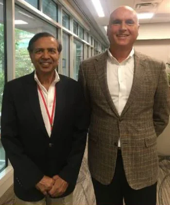 Satish Jindel with Nando Cesarone